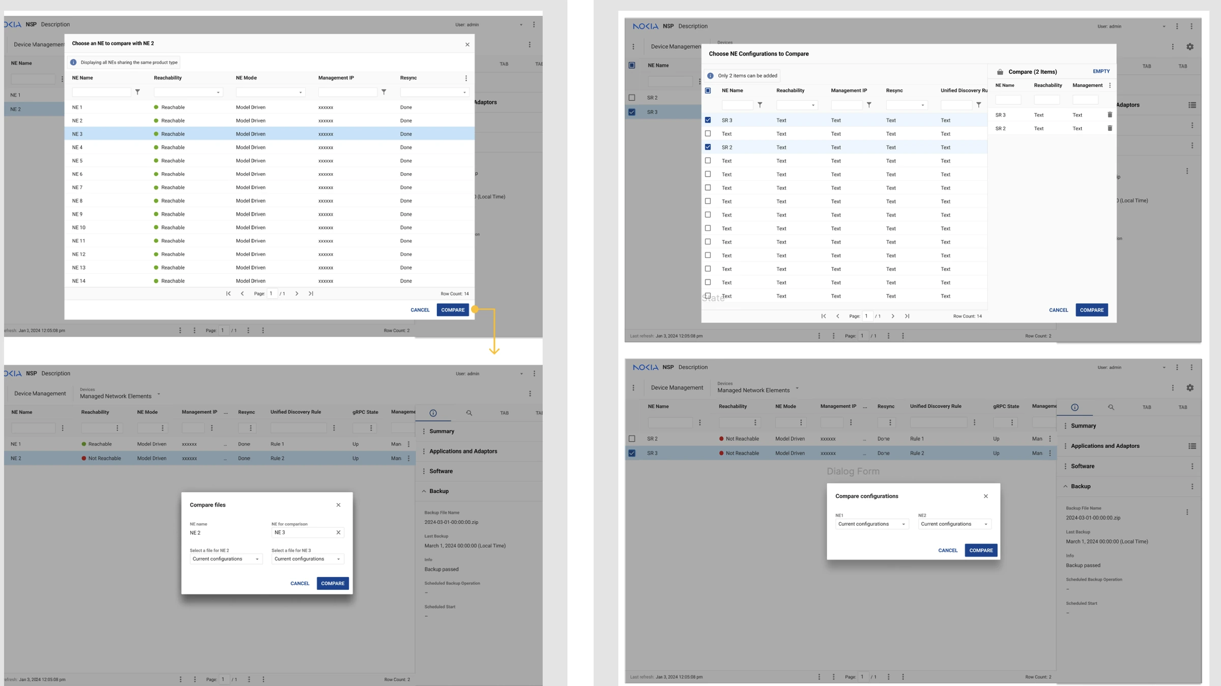 Design iterations, second round