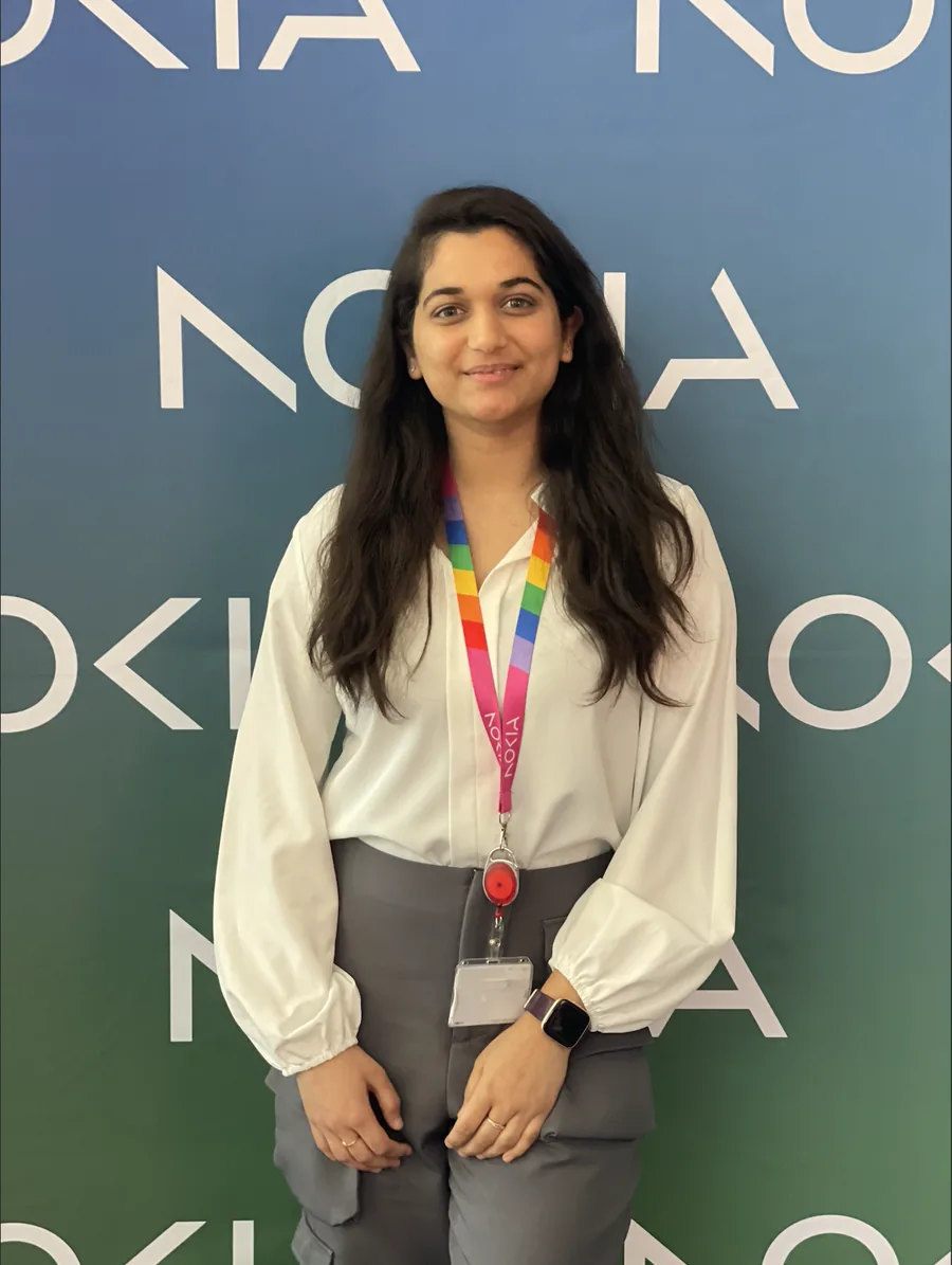 Mahima at the Nokia office